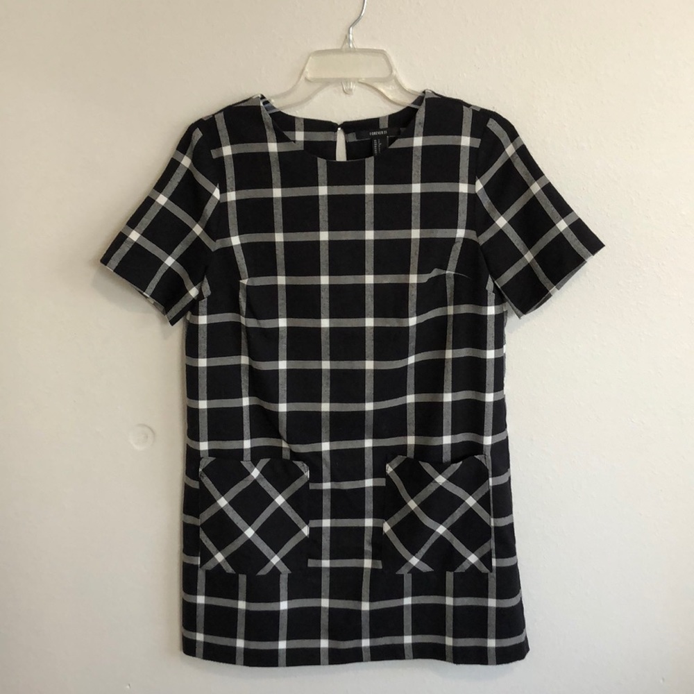 Forever 21 Mini checkered dress